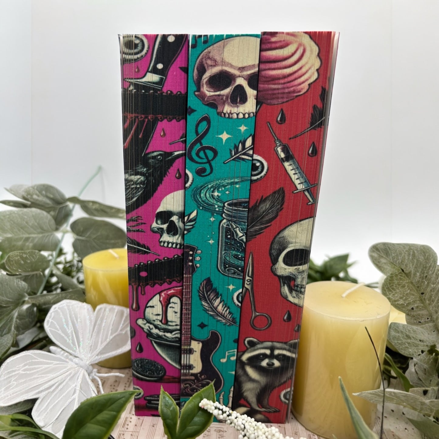 Ruinous Love Trilogy by Brynne Weaver special edition paperback book set with custom edges middle