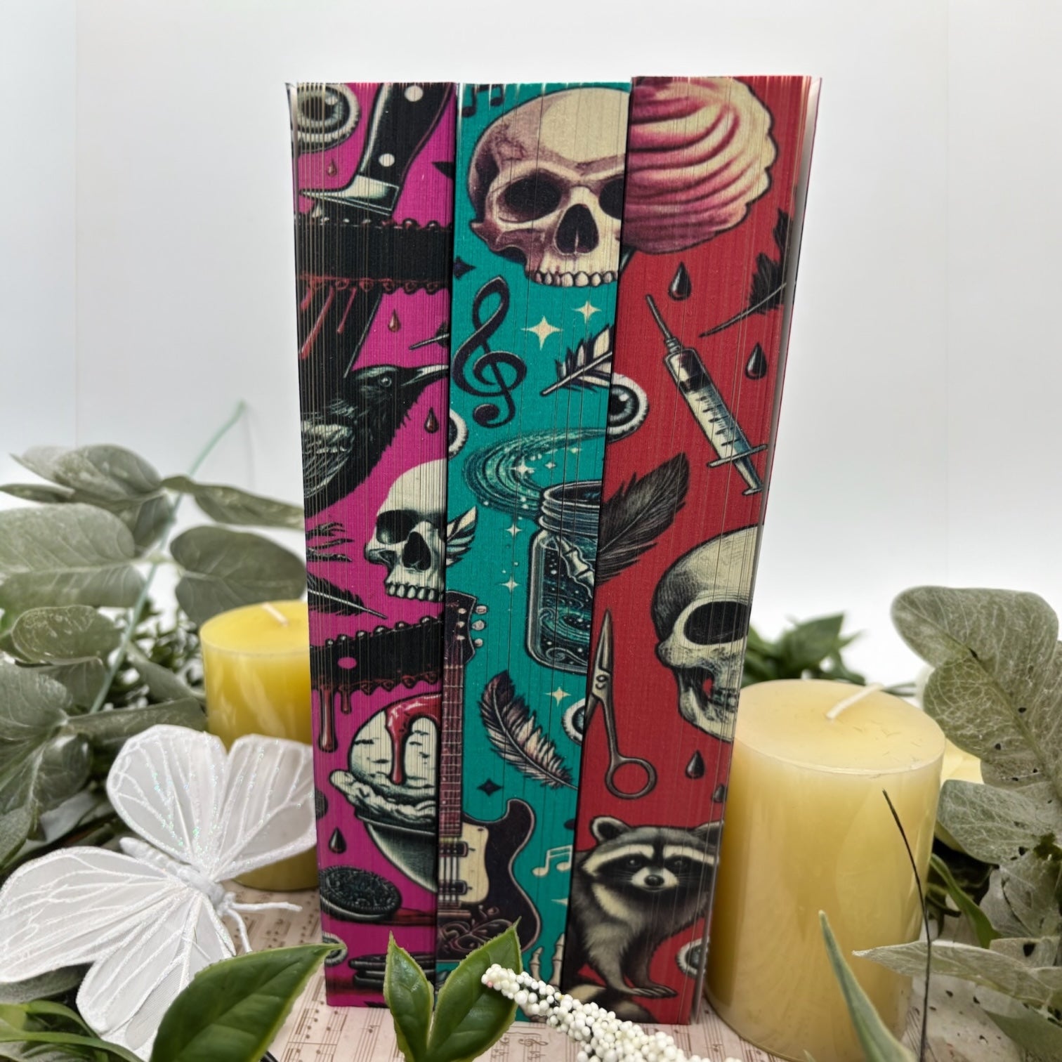 Ruinous Love Trilogy by Brynne Weaver special edition paperback book set with custom edges middle
