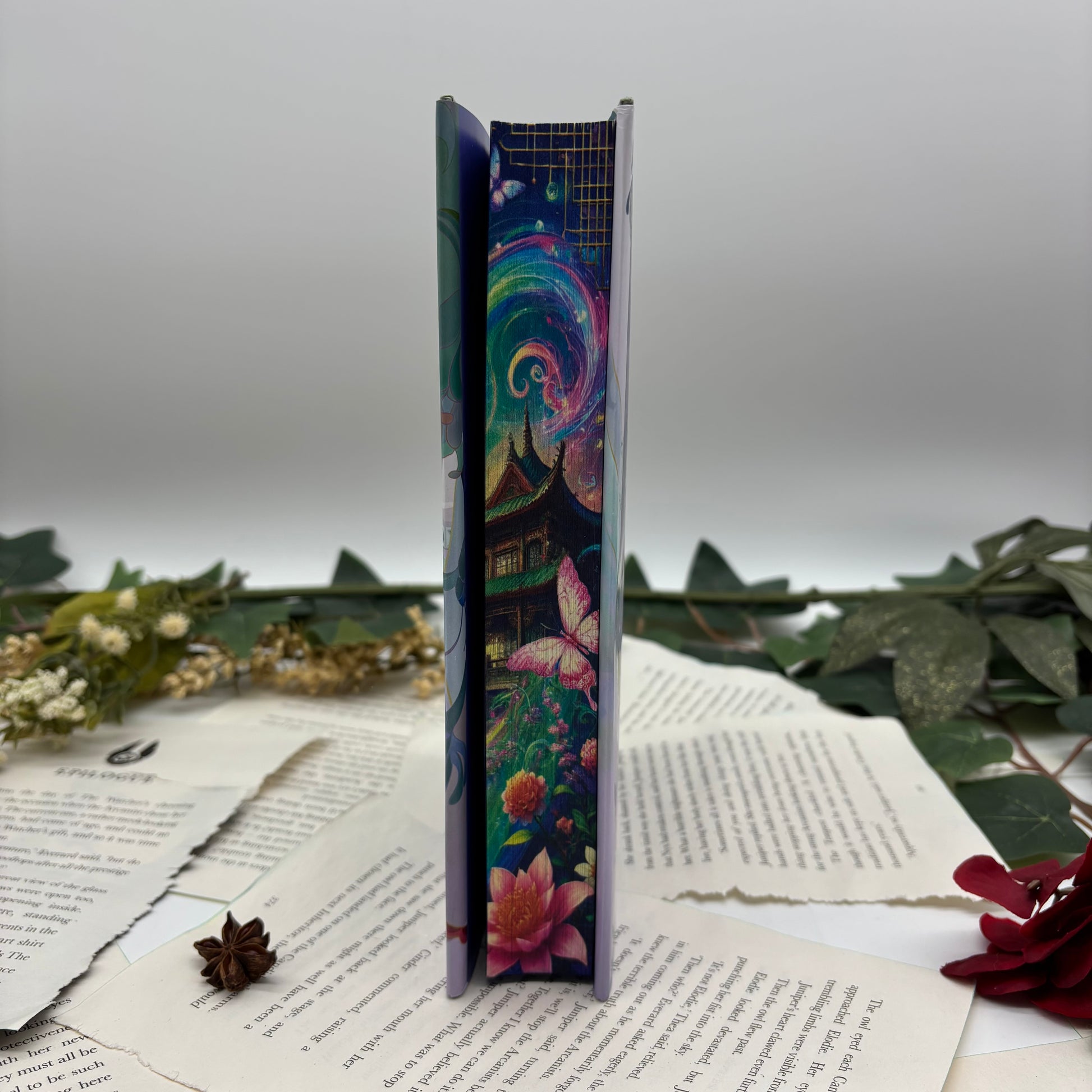 Special edition hardcove Song of the Six Realms by Judy I Lin with custom edges