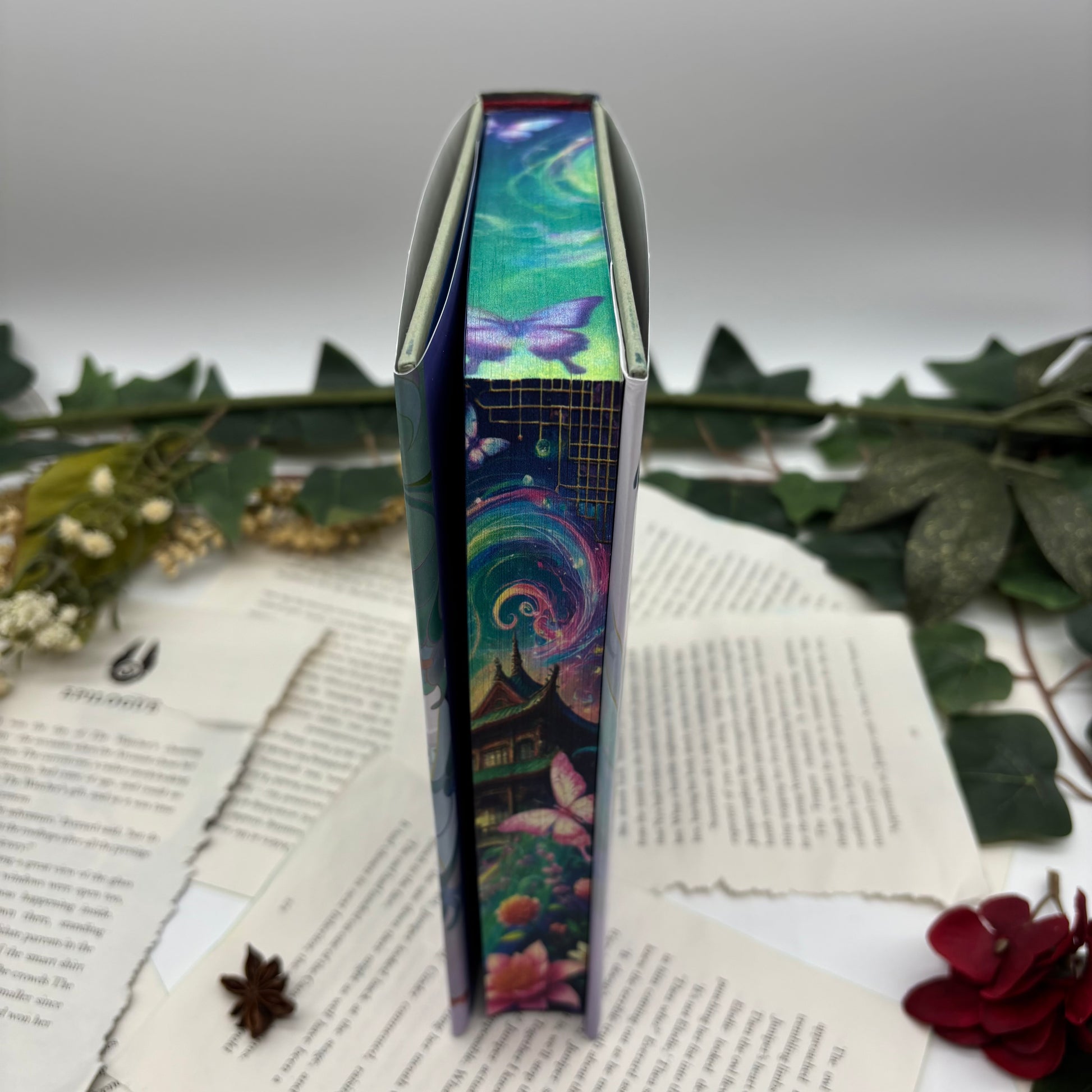 Special edition hardcove Song of the Six Realms by Judy I Lin with custom edges