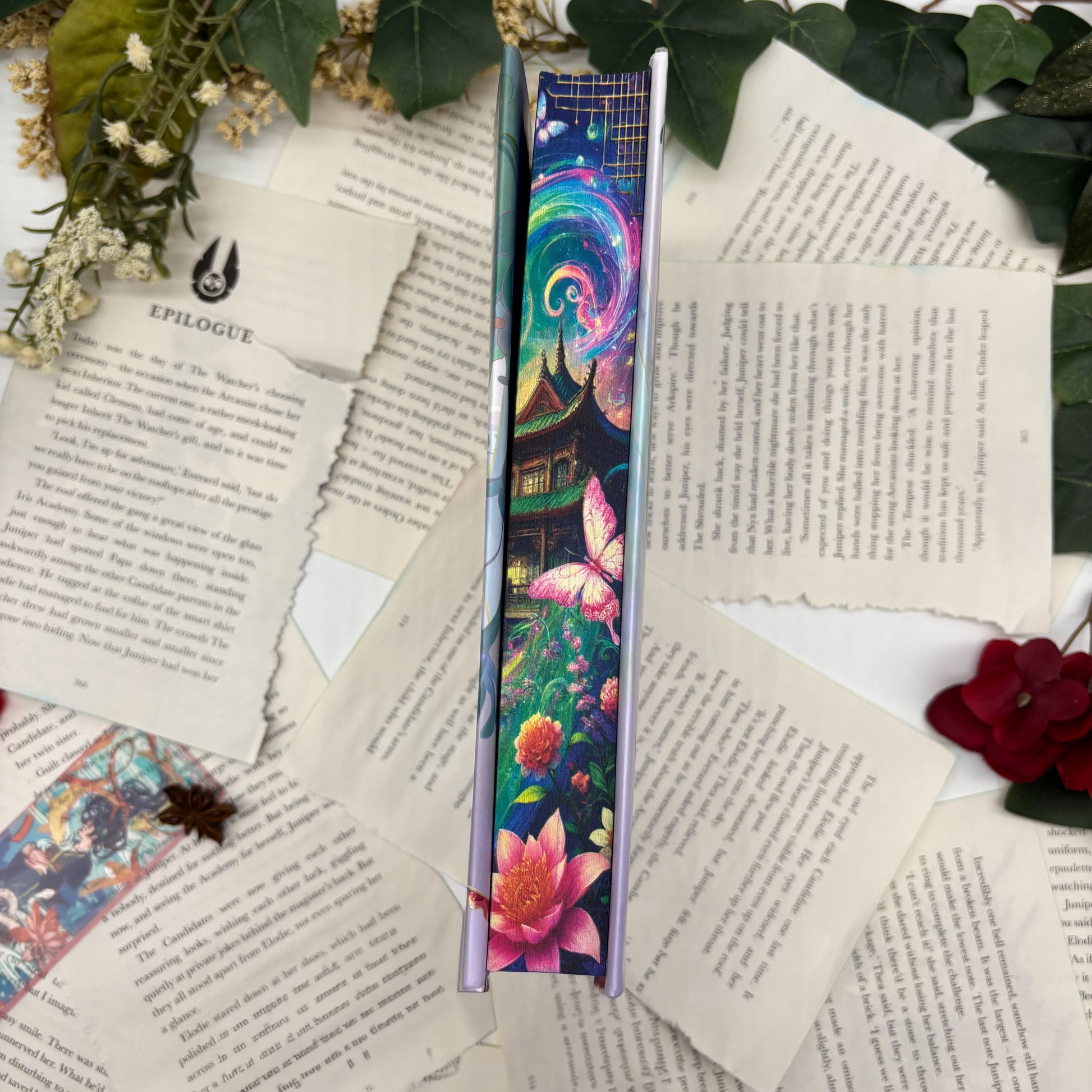 Special edition hardcove Song of the Six Realms by Judy I Lin with custom edges