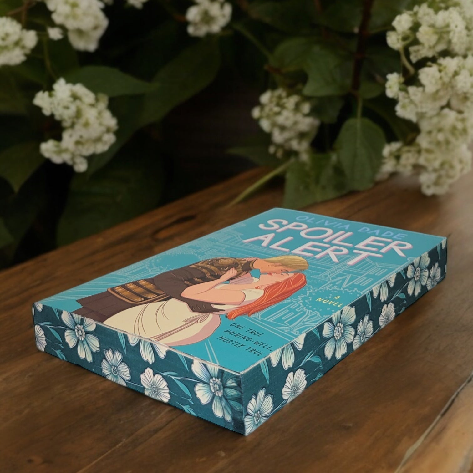 Spoiler Alert by Olivia Dade special edition paperback book with custom edges