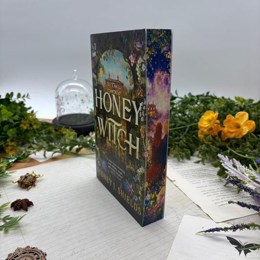 The Honey Witch by Sydney J. Shields special edition paperback with custom designed edges front view