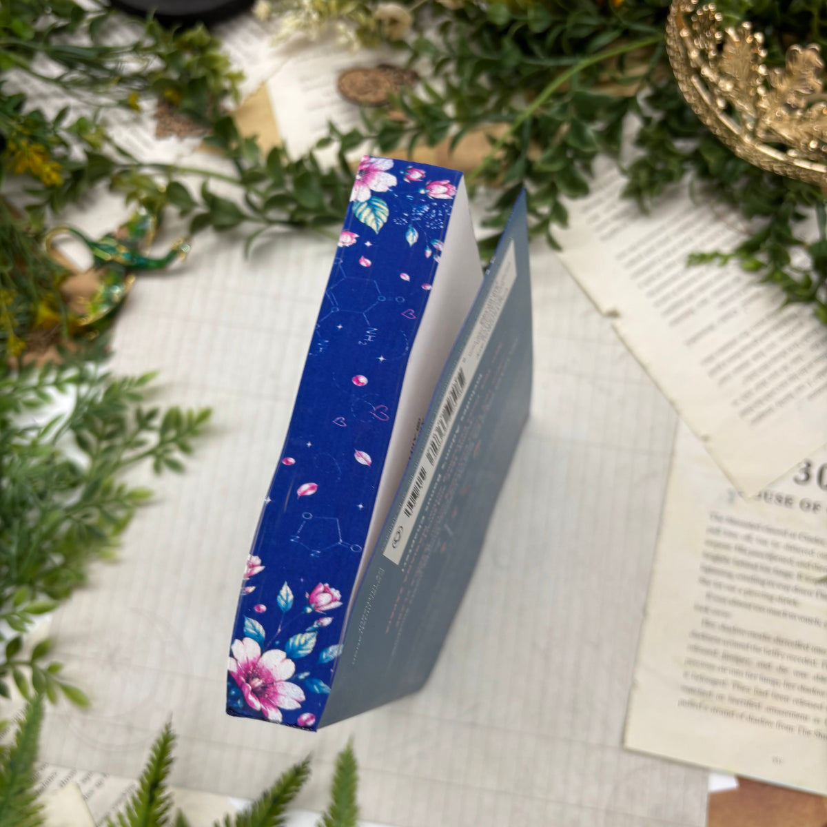 The Love Hypothesis by Ali Hazelwood special edition paperback with custom designed edges bottom