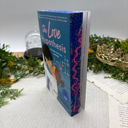 The Love Hypothesis by Ali Hazelwood special edition paperback with custom designed edges