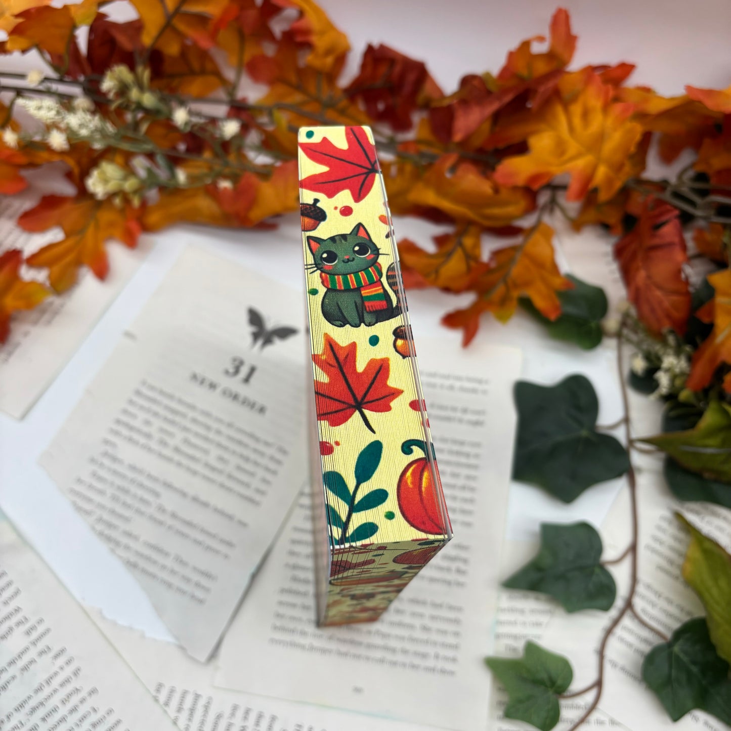 The Pumpkin Spice Cafe special edition paperback with stenciled edges by Laurie Gilmore top