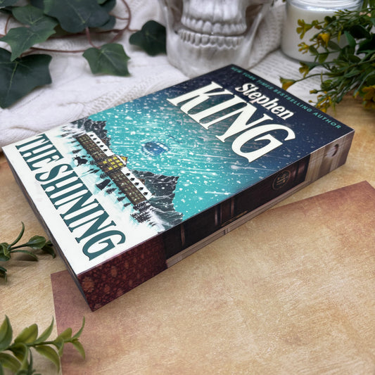 The Shining by Stephen King special edition paperback with custom designed edges front view
