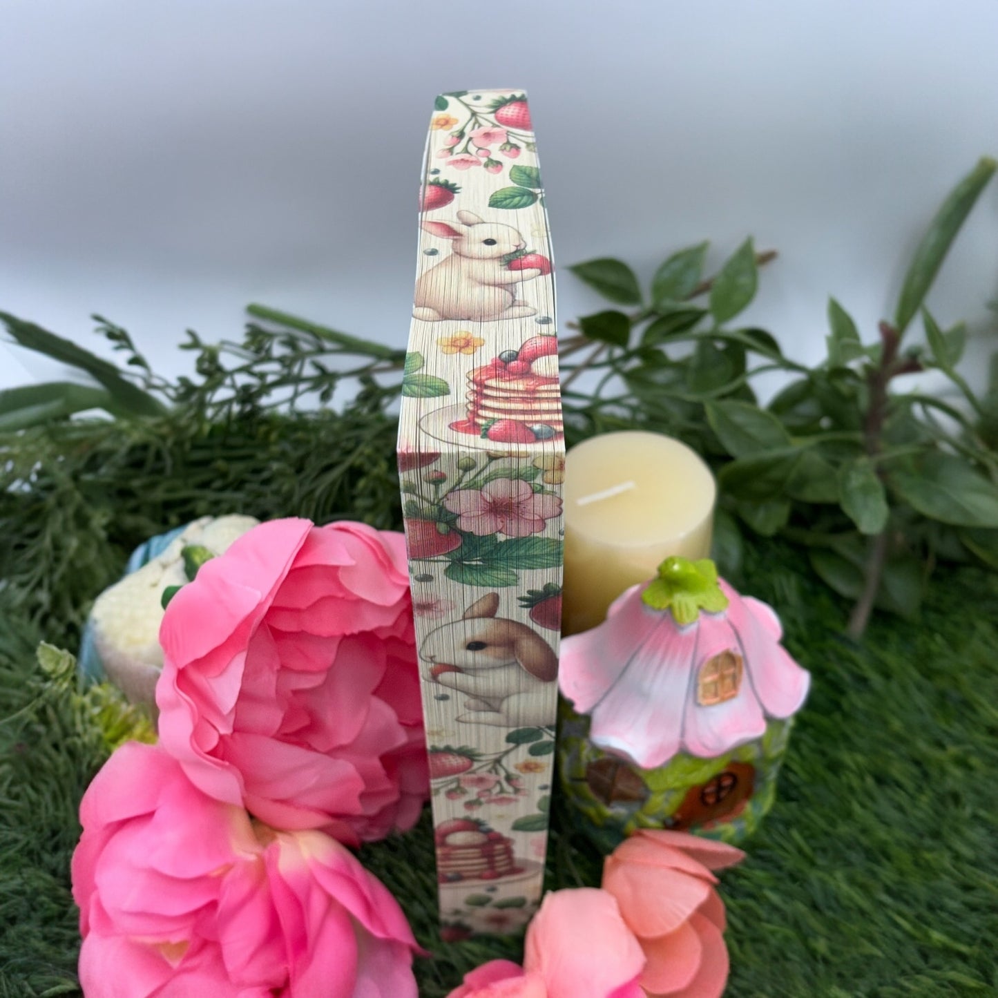 The Stawberry Patch Pancake House special edition paperback with stenciled edges by Laurie Gilmore middle