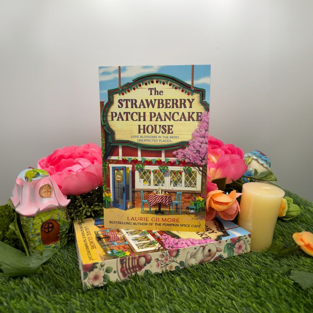 The Stawberry Patch Pancake House special edition paperback with stenciled edges by Laurie Gilmore