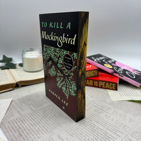 To Kill a Mockingbird by Harper Lee special edition paperback with custom designed edges front view