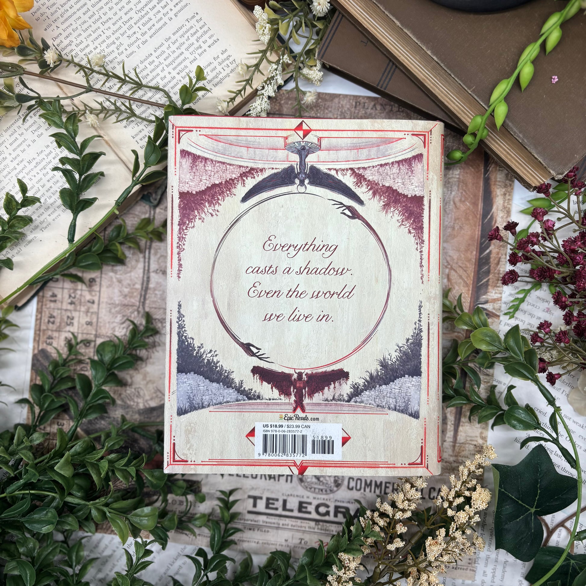 Special edition of Gallant by V.E. Schwab with custom printed book edges