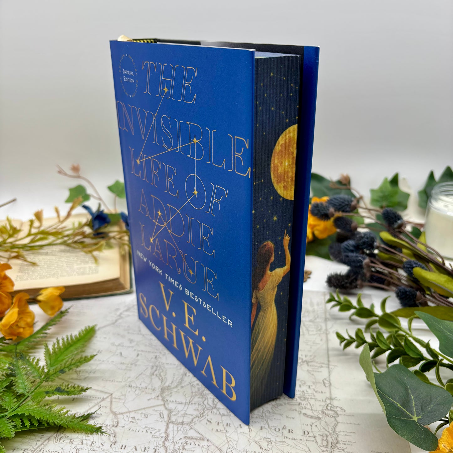 The Invisible Life of Addie LaRue special edition hardcover with custom printed book edges