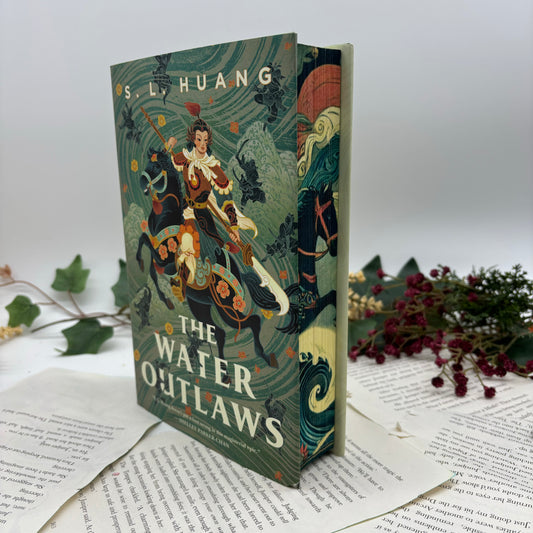 The Water Outlaws by S.L. Huang special edition hardcover with custom edges