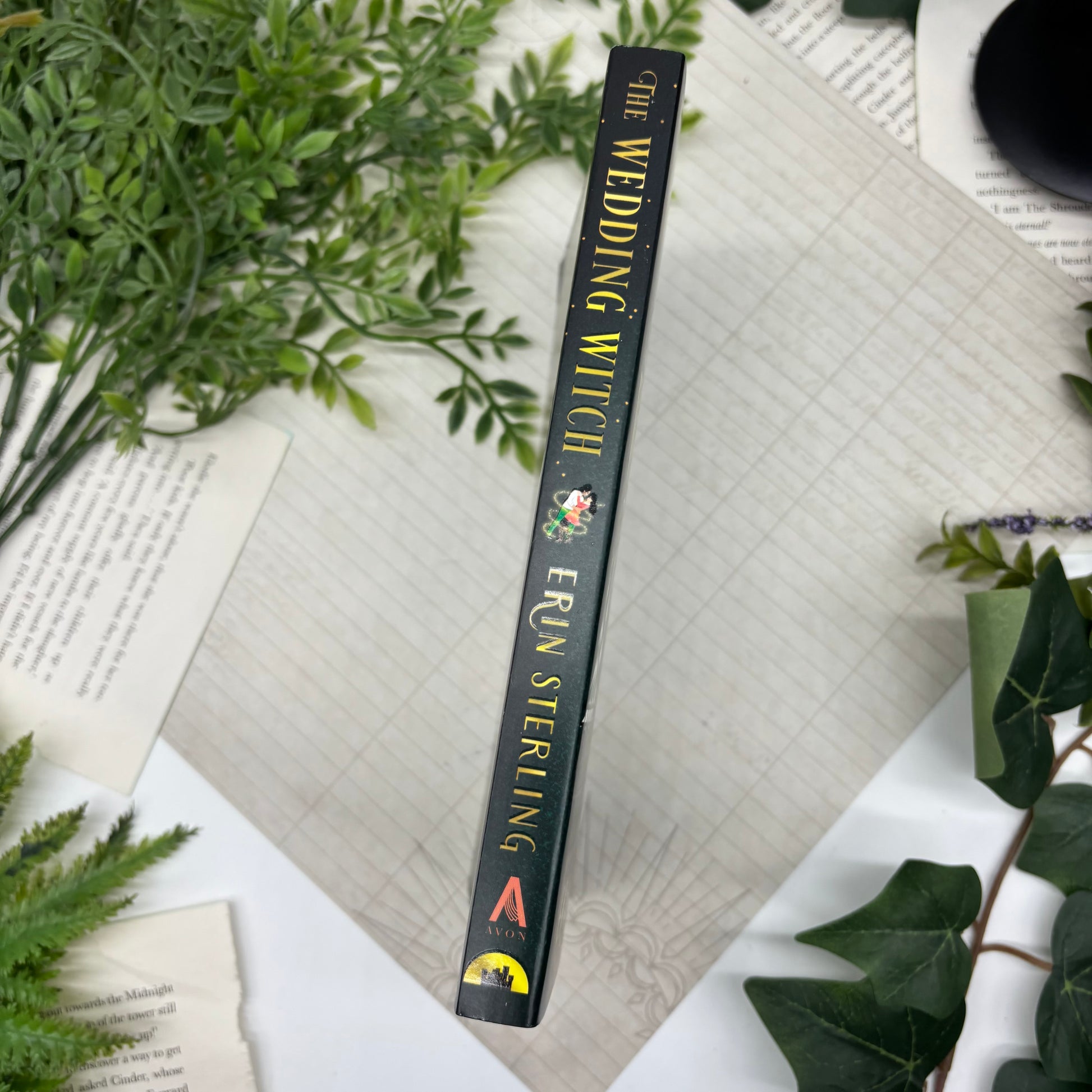 Spine of The Wedding Witch special edition paperback book