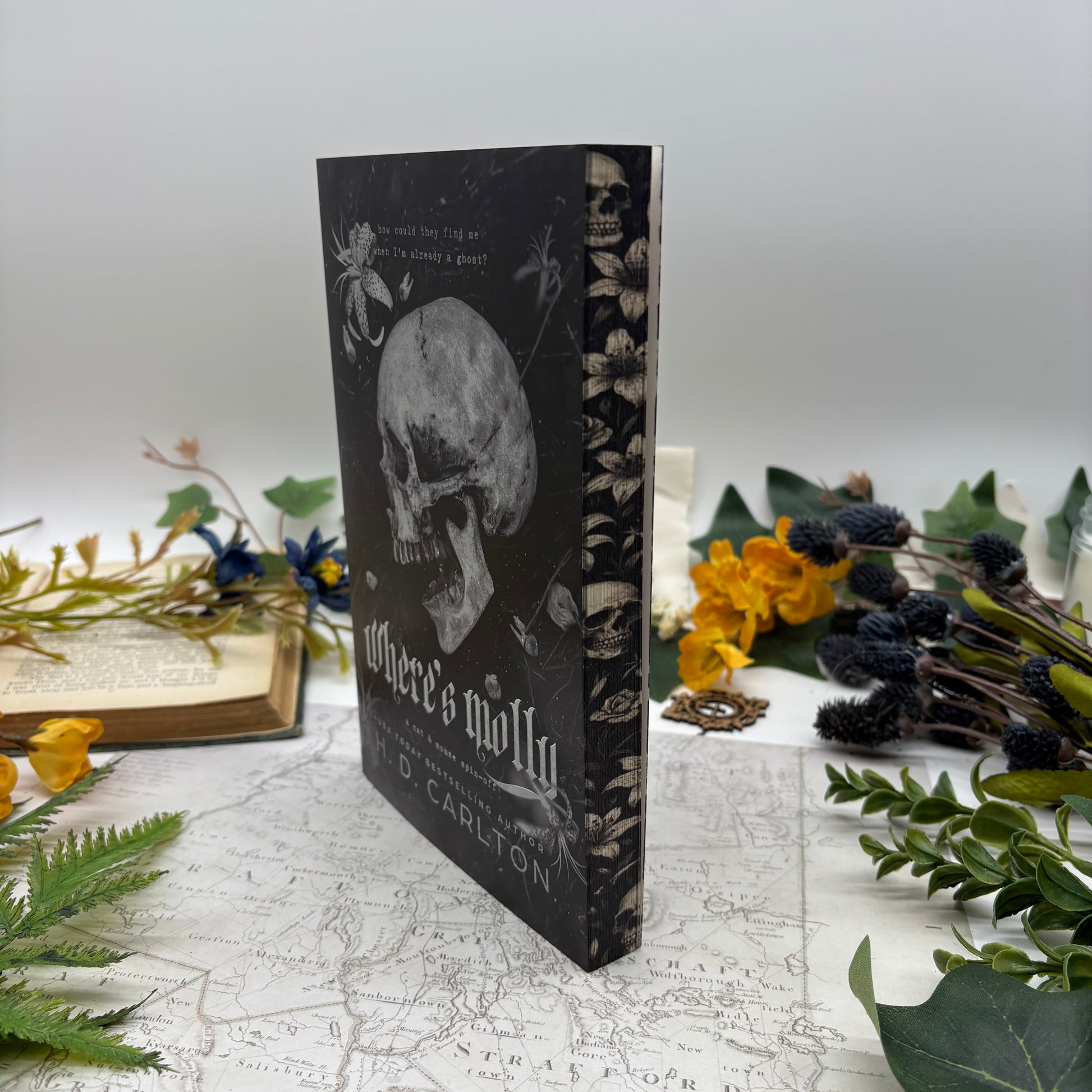 Where’s Molly by H.D. Carlton special edition paperback with custom printed edges