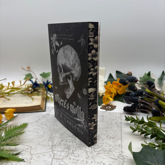 Where’s Molly by H.D. Carlton special edition paperback with custom printed edges