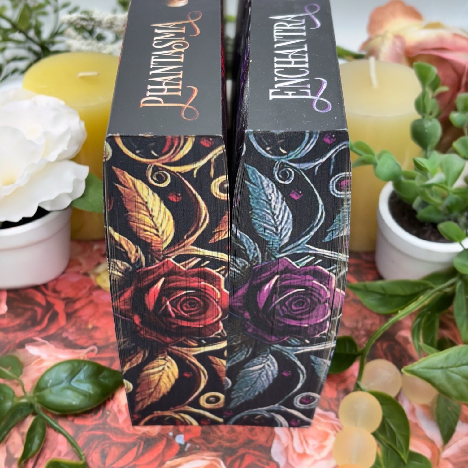 Wicked Games special edition paperback by Kaylie Smith with skull and rose edge design tops