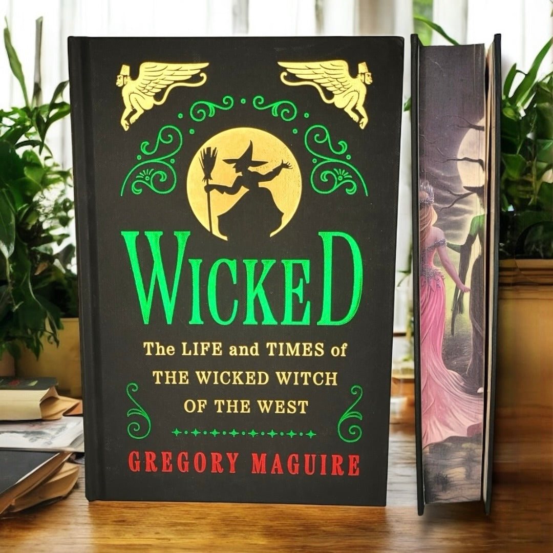 Wicked by Gregory MaGuire special edition hardcover book with custom edges