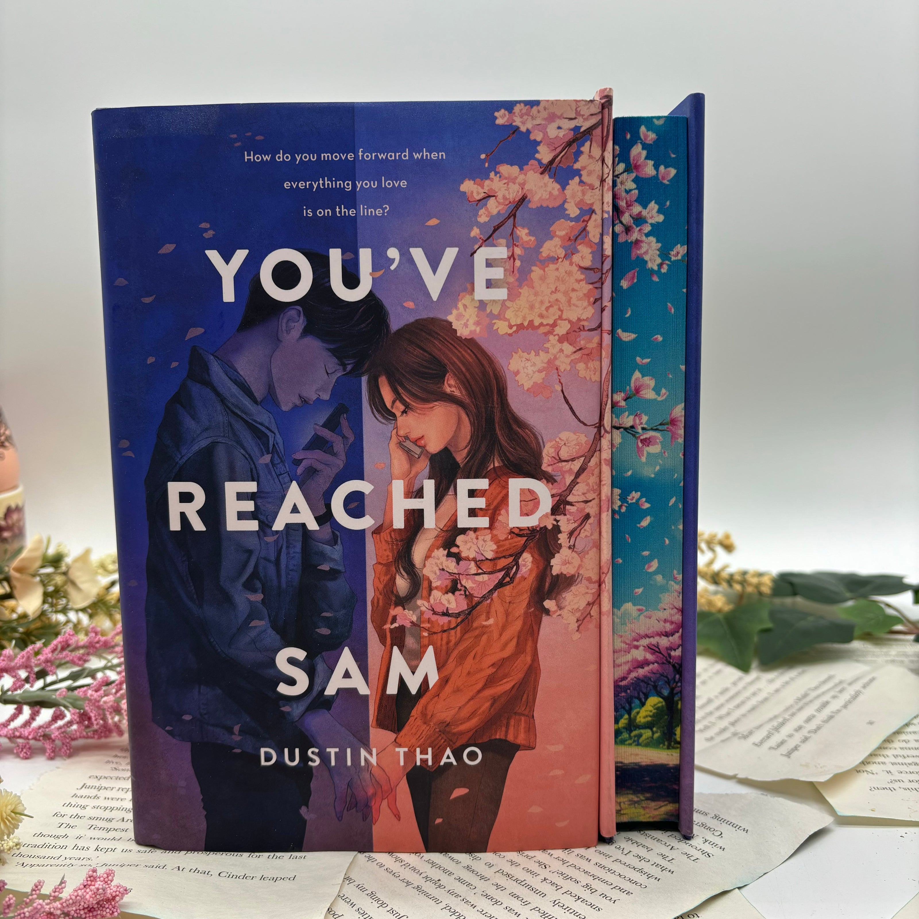 You've Reached Sam by Dustin Thao special edition hardcover book with custom edges